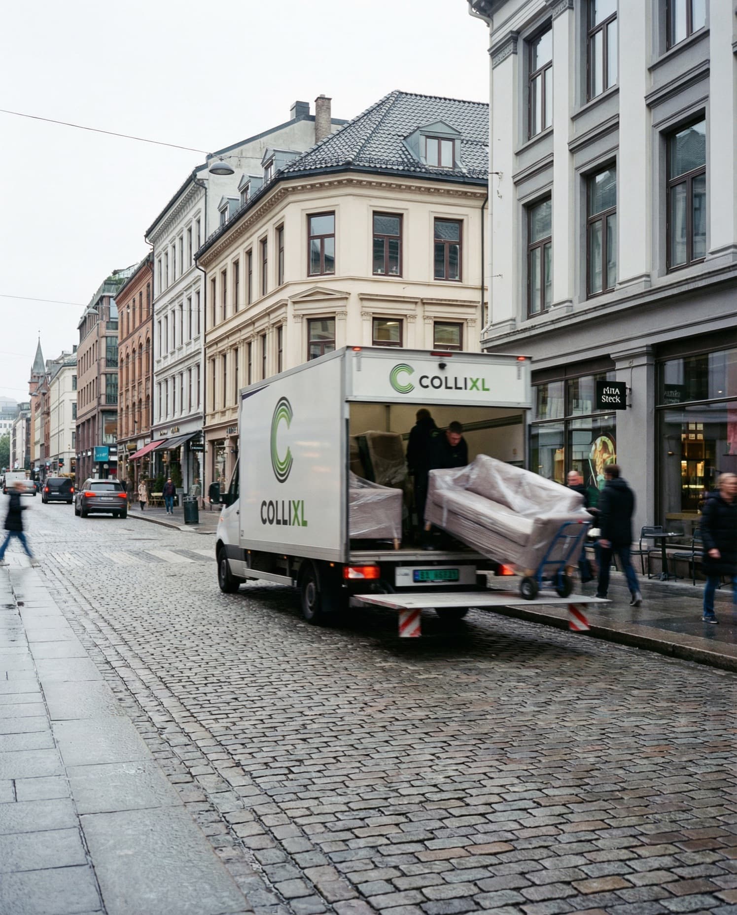 ColliXL leverer sofa i Oslo sentrum
